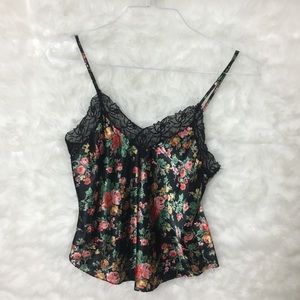 Victoria’s Secret Silky Floral Lacey Camisole S